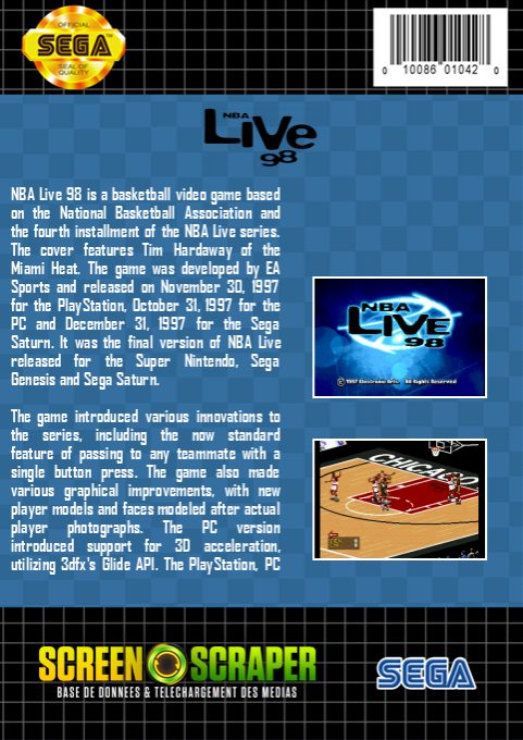 NBA Live 98 - Dos