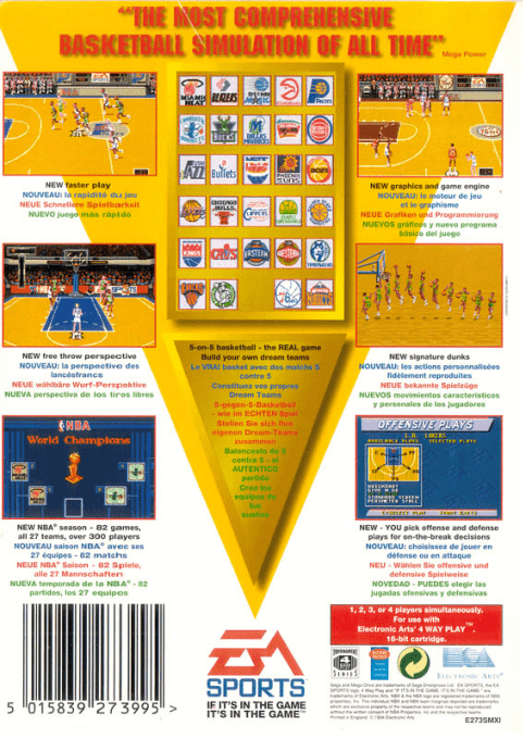 NBA Showdown '94 - Dos