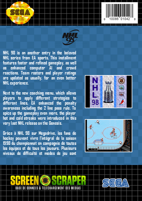 NHL 98 - Dos
