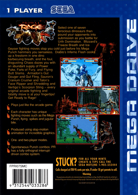 Primal Rage dos