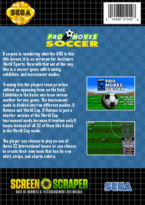 Pro Moves Soccer - Dos
