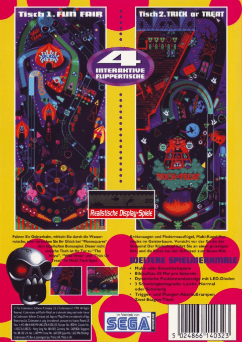 Psycho Pinball - Dos