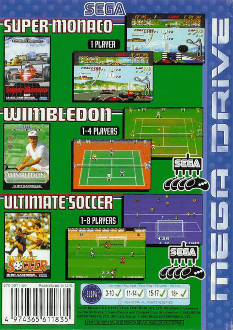 Sega Sports 1 - Dos