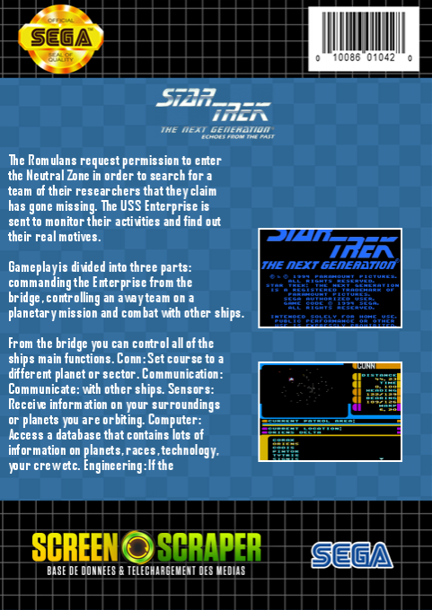 Star Trek, The Next Generation : Echoes from the Past dos
