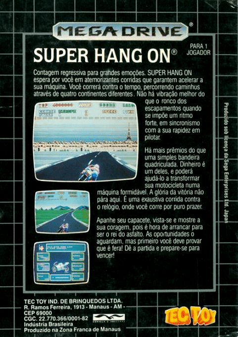 Super Hang On - Dos