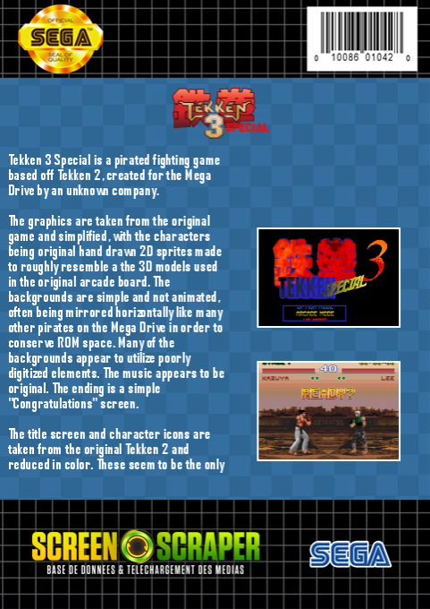 Tekken 3 Special dos