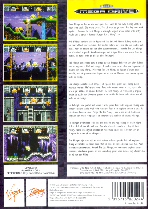 The Lost Vikings - Dos