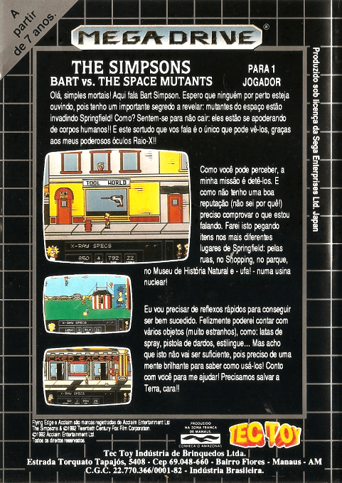 The Simpsons : Bart vs. the Space Mutants - Dos
