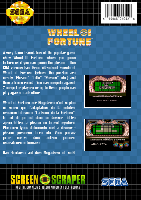 Wheel of Fortune - Dos