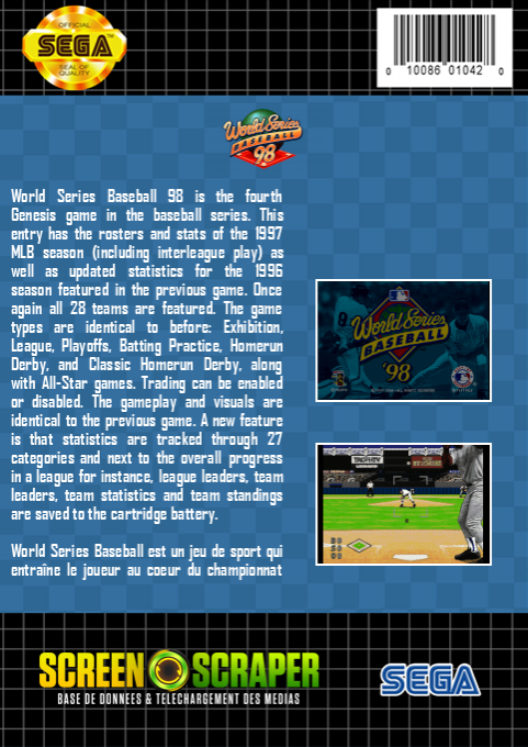 World Series Baseball '95 - Dos