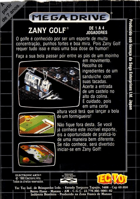 Zany Golf - Dos