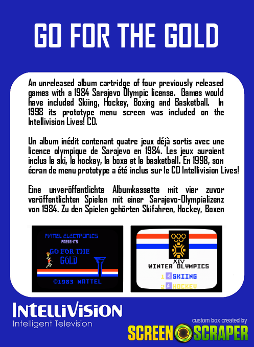 Go For The Gold - Dos