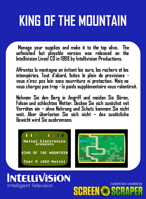 King Of The Mountain - Dos