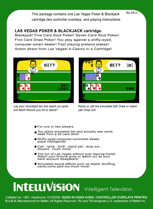 Las Vegas Blackjack And Poker - Dos