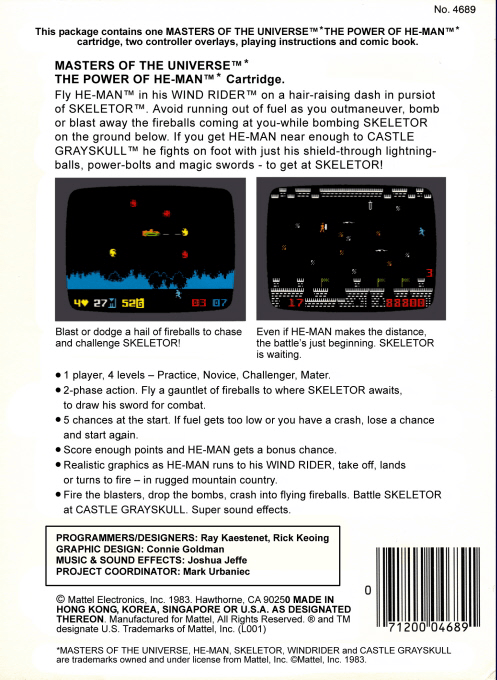 Masters of the Universe: The Power of He-Man - Dos