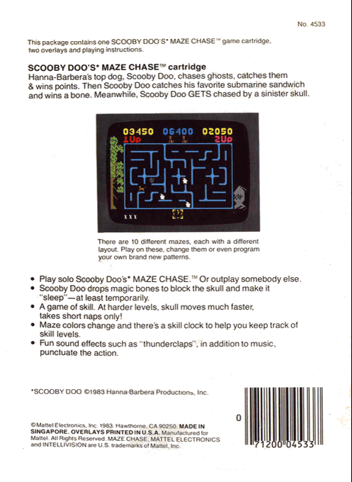 Scooby Doo's Maze Chase - Dos