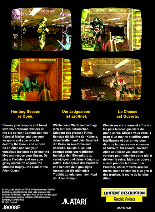 Aliens Versus Predator - Dos