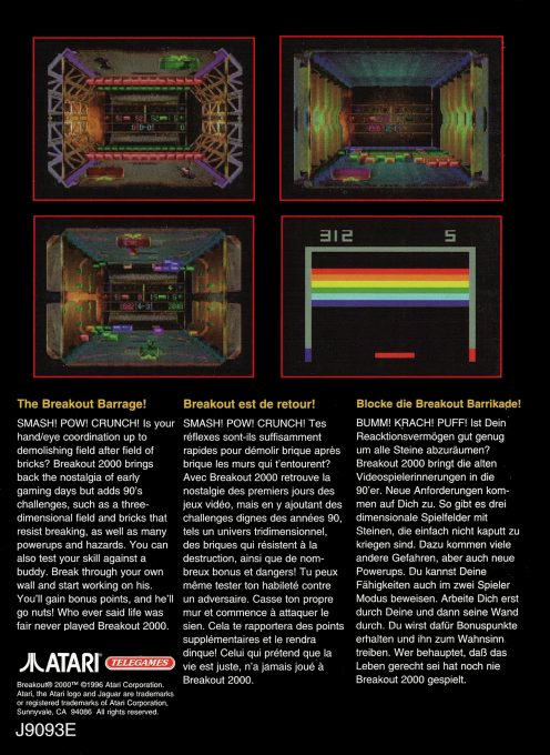Breakout 2000 - Dos