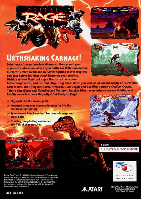 Primal Rage - Dos