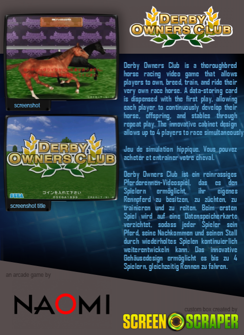 Derby Owners Club - Dos