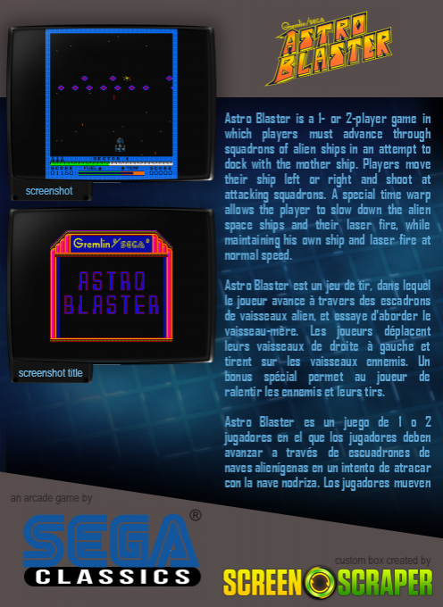 Astro Blaster - Dos