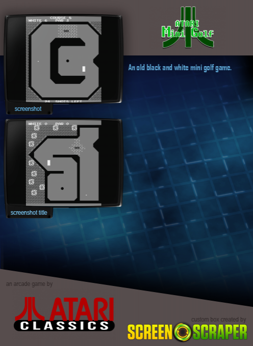 Atari Mini Golf - Dos