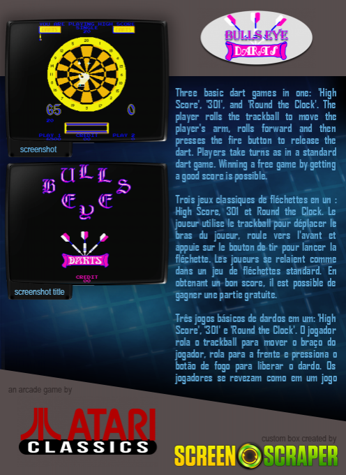 Bulls Eye Darts - Dos