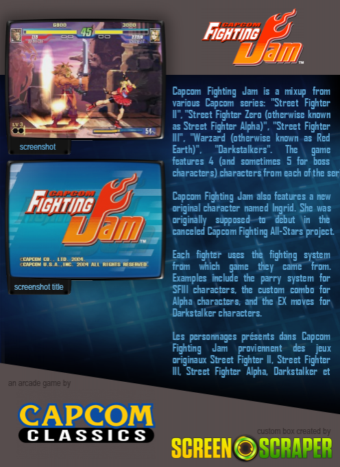 Capcom Fighting Jam dos