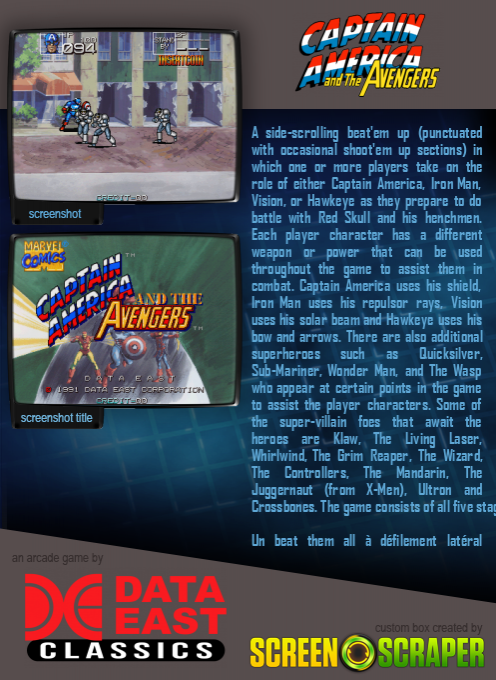 Captain America And The Avengers dos