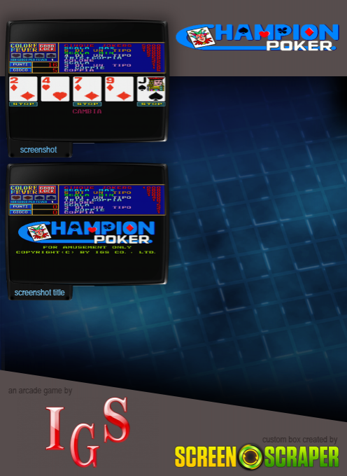 Champion Poker - Dos