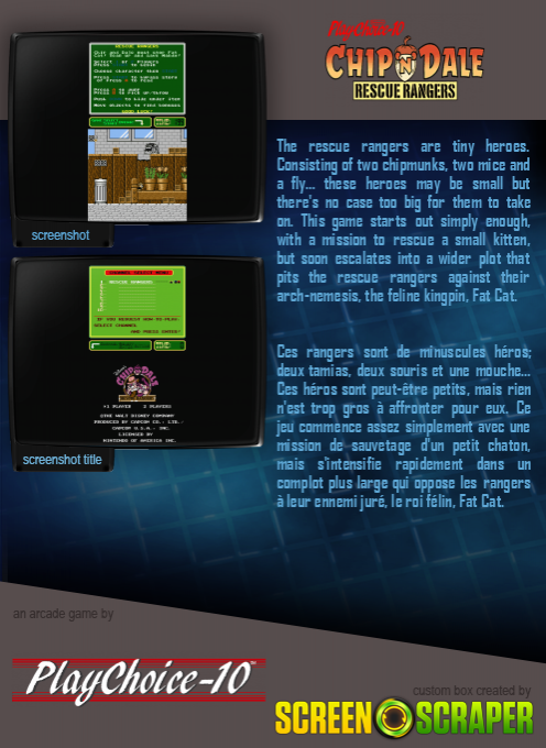 Chip'n Dale - Rescue Rangers (playchoice-10) - Dos