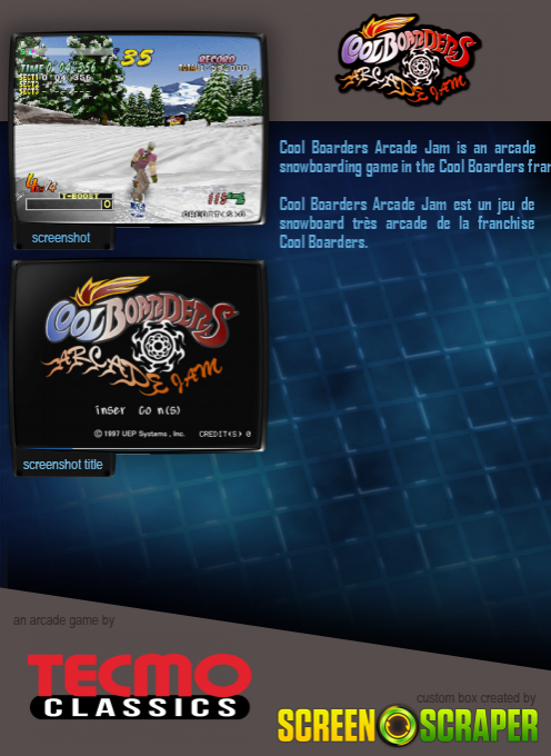 Cool Boarders Arcade Jam - Dos