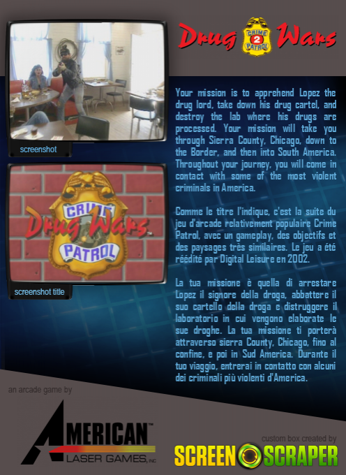 Crime Patrol 2 : Drug Wars - Dos