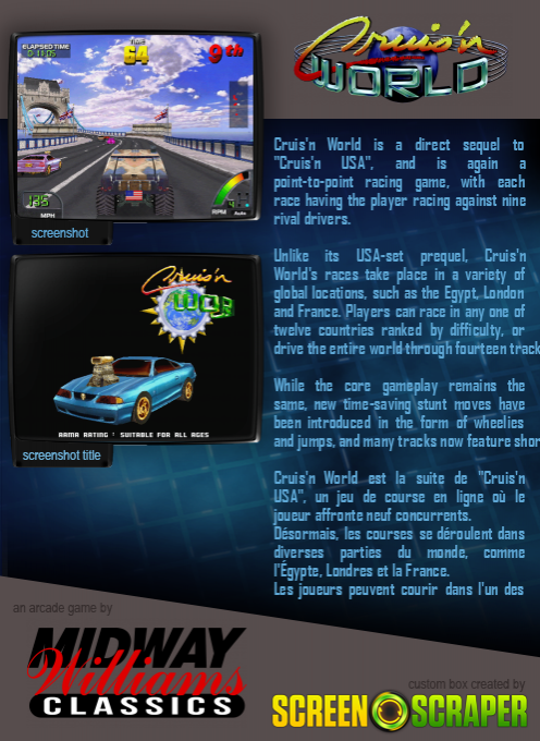 Cruis'n World - Dos
