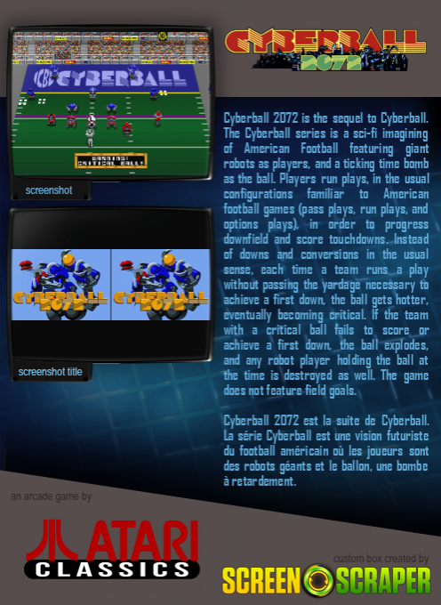 Cyberball 2072 - Dos