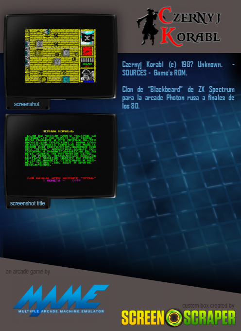 Czernyj Korabl - Dos