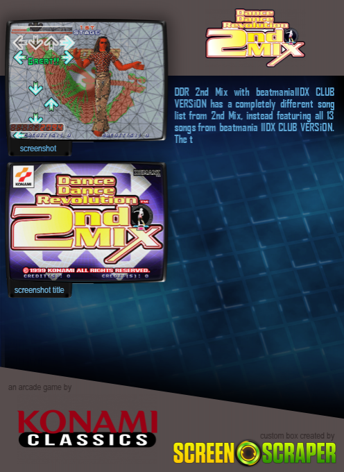 Dance Dance Revolution 2nd Mix - Dos