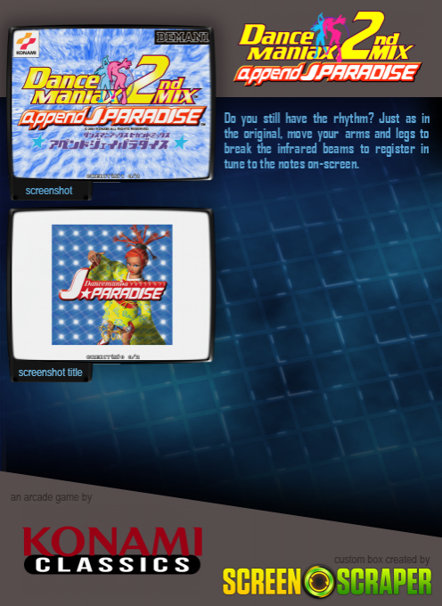 Dance Maniax 2nd Mix Append J-paradise - Dos