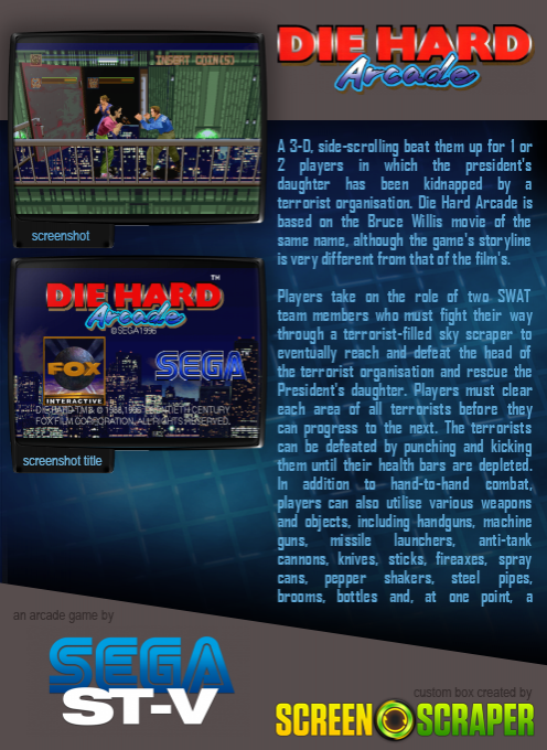 Die Hard Arcade - Dos