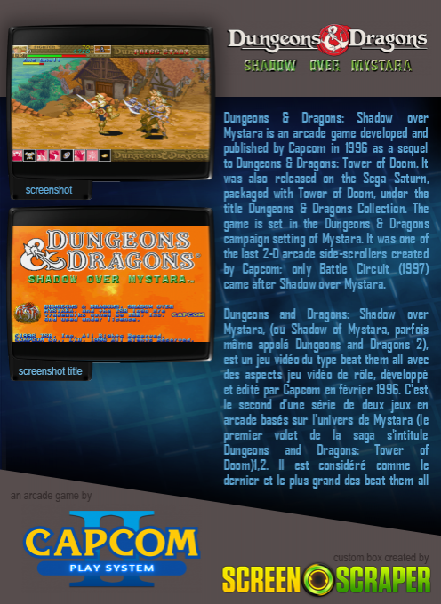 Dungeons & Dragons: Shadow over Mystara - Dos