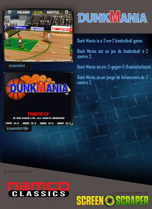 Dunk Mania - Dos