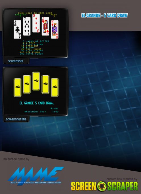 El Grande - 5 Card Draw - Dos