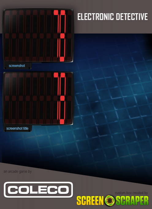 Electronic Detective - Dos