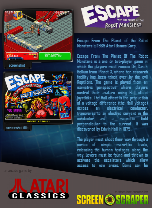 Escape From The Planet Of The Robot Monsters dos