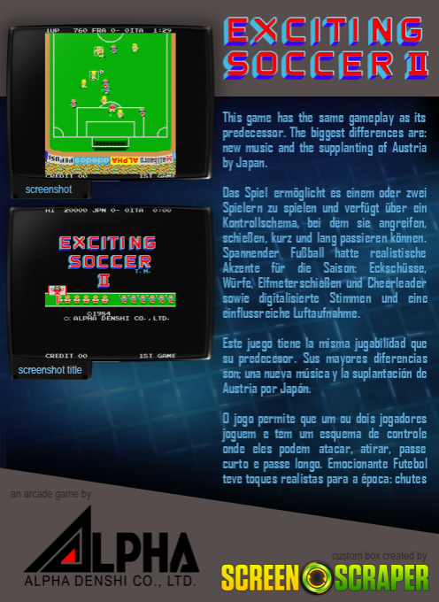 Exciting Soccer 2 - Dos