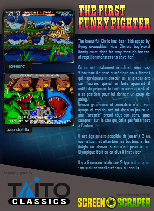 First Funky Fighter, The dos