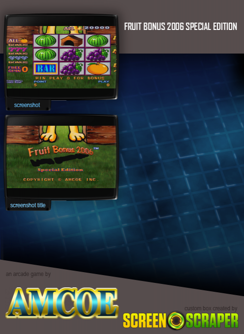 Fruit Bonus 2006 Special Edition - Dos