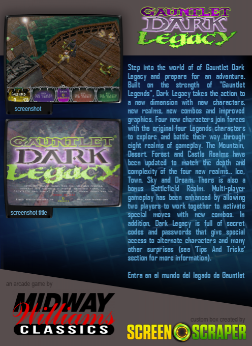 Gauntlet Dark Legacy dos