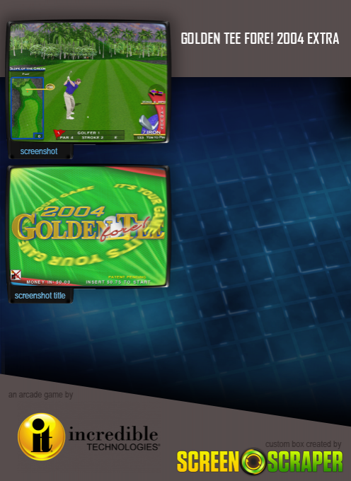 Golden Tee Fore! 2004 Extra dos