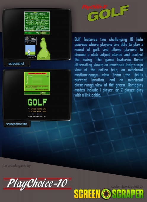 Golf (playchoice-10) dos